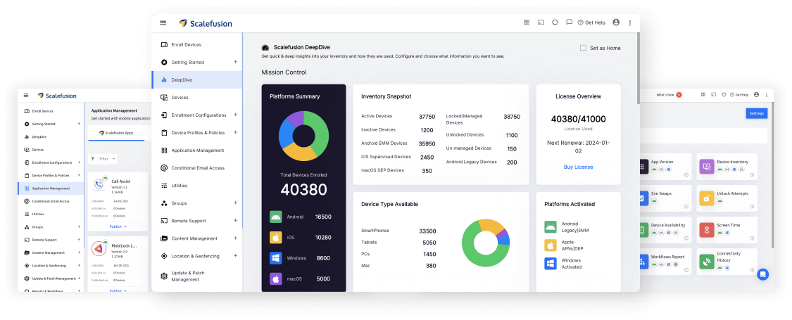Scalefusion Dashboard