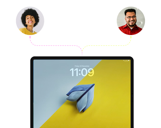 Shared iPads Illustration
